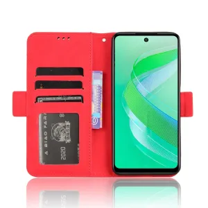 SLOT Peňaženkový obal pre Infinix Smart 8 červený