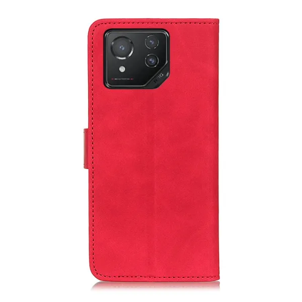 KHAZNEH RETRO Peňaženkové puzdro pre Asus ROG Phone 8 červené