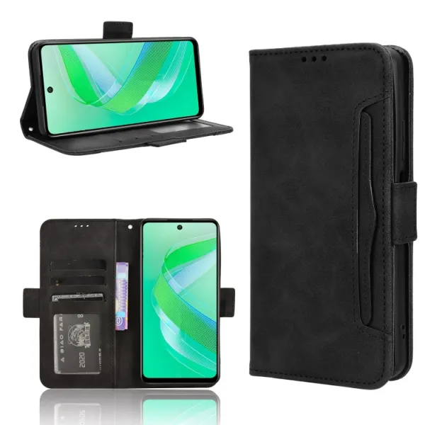 SLOT Peňaženkový obal pre Infinix Smart 8 čierny