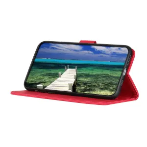 KHAZNEH RETRO Peňaženkové puzdro pre Asus ROG Phone 8 červené