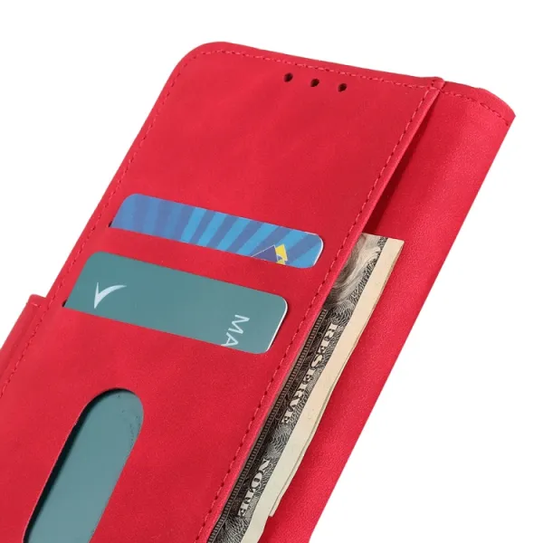 KHAZNEH RETRO Peňaženkové puzdro pre Asus ROG Phone 8 červené