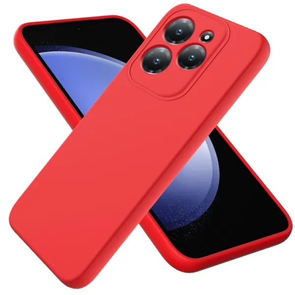RUBBER Ochranný kryt pre Infinix Hot 40 / Hot 40 Pro červený
