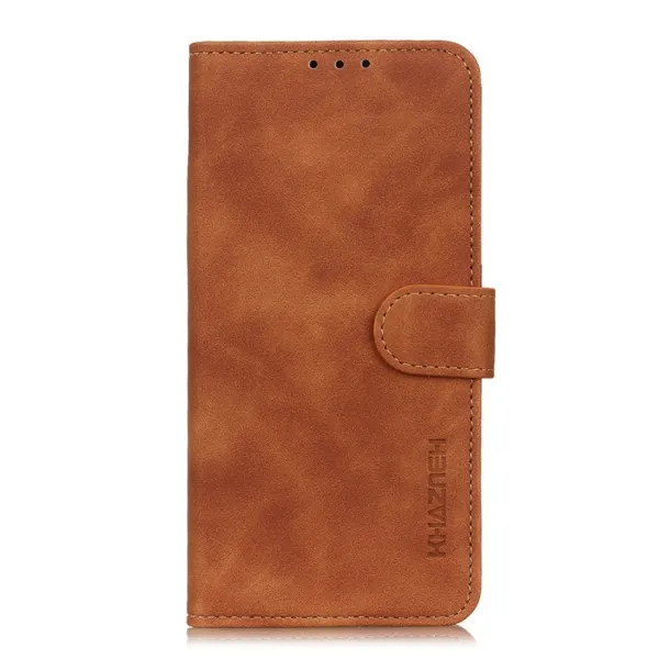 KHAZNEH RETRO Peňaženkové puzdro pre Asus ROG Phone 8 hnedé