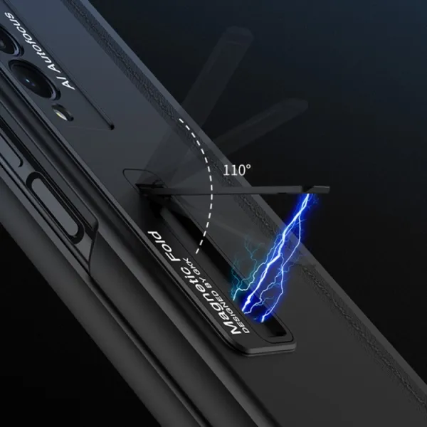 GKK BOX Ochranný kryt so stojanom Samsung Galaxy Z Fold 3 5G šedý