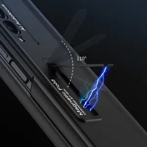 GKK BOX Ochranný kryt so stojanom Samsung Galaxy Z Fold 3 5G šedý