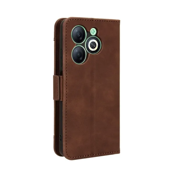 SLOT Peňaženkový obal pre Infinix Smart 8 hnedý