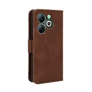 SLOT Peňaženkový obal pre Infinix Smart 8 hnedý