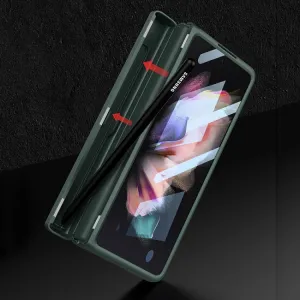 GKK BOX Ochranný kryt so stojanom Samsung Galaxy Z Fold 3 5G šedý