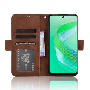 SLOT Peňaženkový obal pre Infinix Smart 8 hnedý