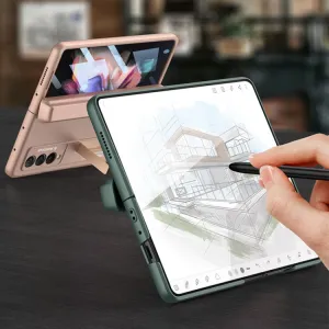 GKK BOX Ochranný kryt so stojanom Samsung Galaxy Z Fold 3 5G šedý