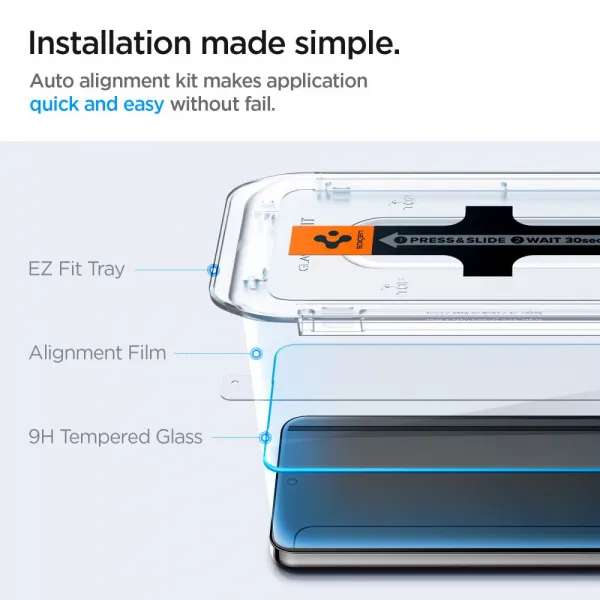 SPIGEN GLAS.tR EZ FIT 2x Ochranné sklo Samsung Galaxy S24 Plus 5G