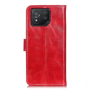RETRO Peňaženkové puzdro Asus ROG Phone 8 červené