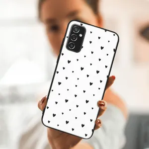 MY ART Ochranný kryt pre Samsung Galaxy M52 5G BLACK HEARTS (167)