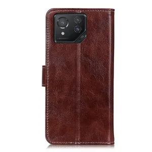RETRO Peňaženkové puzdro Asus ROG Phone 8 hnedé