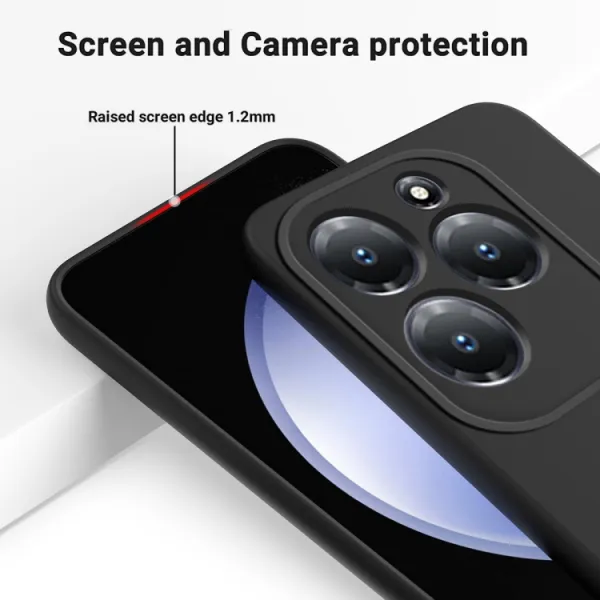 RUBBER Ochranný kryt pre Infinix Hot 40 / Hot 40 Pro čierny