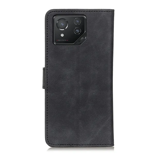 KHAZNEH RETRO Peňaženkové puzdro pre Asus ROG Phone 8 čierne