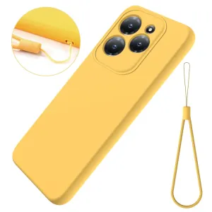 RUBBER Ochranný kryt pre Infinix Hot 40 / Hot 40 Pro žltý