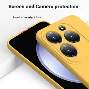 RUBBER Ochranný kryt pre Infinix Hot 40 / Hot 40 Pro žltý