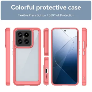 CRYSTAL Ochranný kryt pre Xiaomi 14 červený