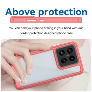 CRYSTAL Ochranný kryt pre Xiaomi 14 červený