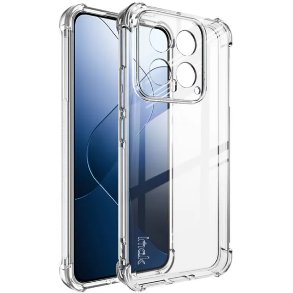 IMAK Ochranný silikónový obal pre Xiaomi 14 priehľadný