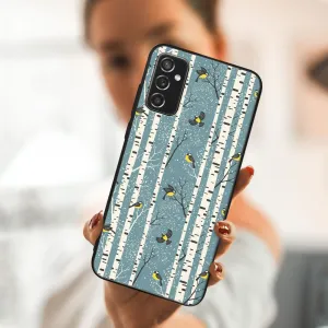 MY ART Kryt s vianočným dizajnom Samsung Galaxy M52 5G BIRCH (072)