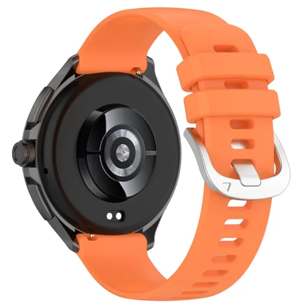 SILICONE Vymeniteľný remienok pre Xiaomi Watch S3 oranžový