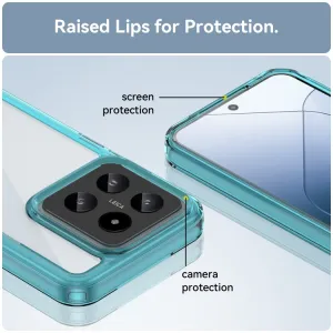 CRYSTAL Ochranný kryt pre Xiaomi 14 tyrkysový
