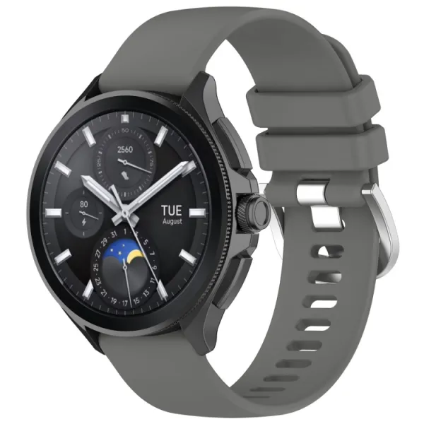 SILICONE Vymeniteľný remienok pre Xiaomi Watch S3 šedý