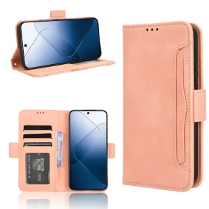 SLOT Peňaženkový obal pre Xiaomi 14 ružový