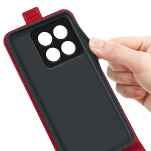 Vyklápacie puzdro pre Xiaomi 14 červené