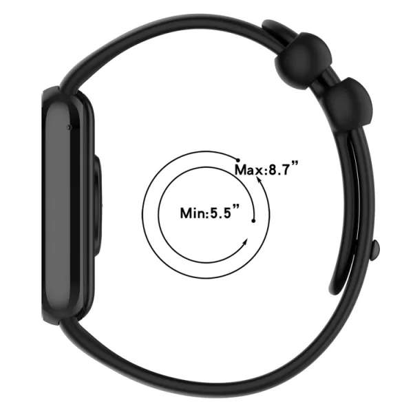 BUTTERFLY Silikónový remienok pre Xiaomi Smart Band 8 Pro biely