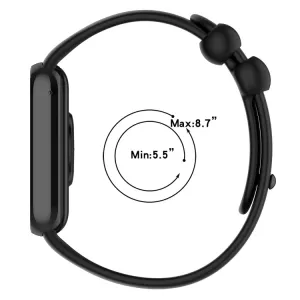 BUTTERFLY Silikónový remienok pre Xiaomi Smart Band 8 Pro biely