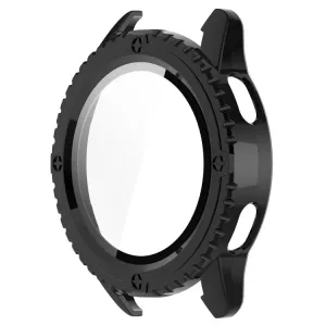 PC FULL COVER Plastový kryt so sklom pre Xiaomi Watch S3 čierny