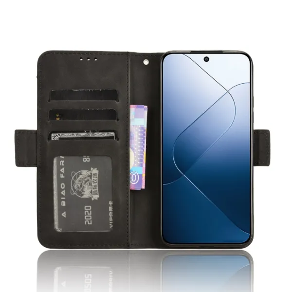 SLOT Peňaženkový obal pre Xiaomi 14 čierny