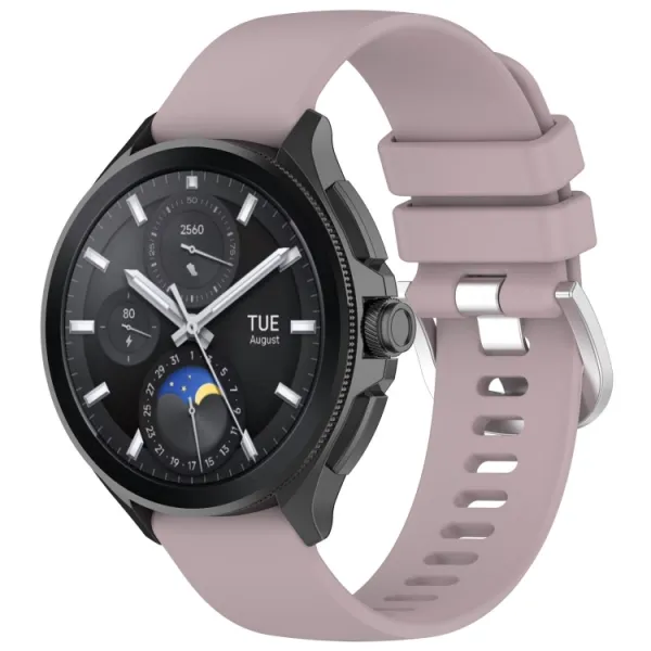 SILICONE Vymeniteľný remienok pre Xiaomi Watch S3 svetlofialový