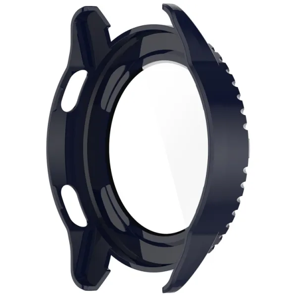 PC FULL COVER Plastový kryt so sklom pre Xiaomi Watch S3 modrý