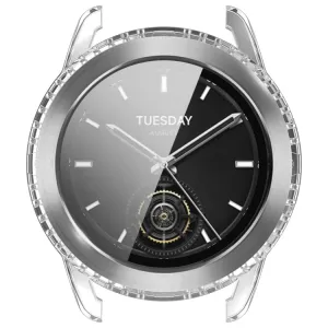 PC FULL COVER Plastový kryt so sklom pre Xiaomi Watch S3 priehľadný