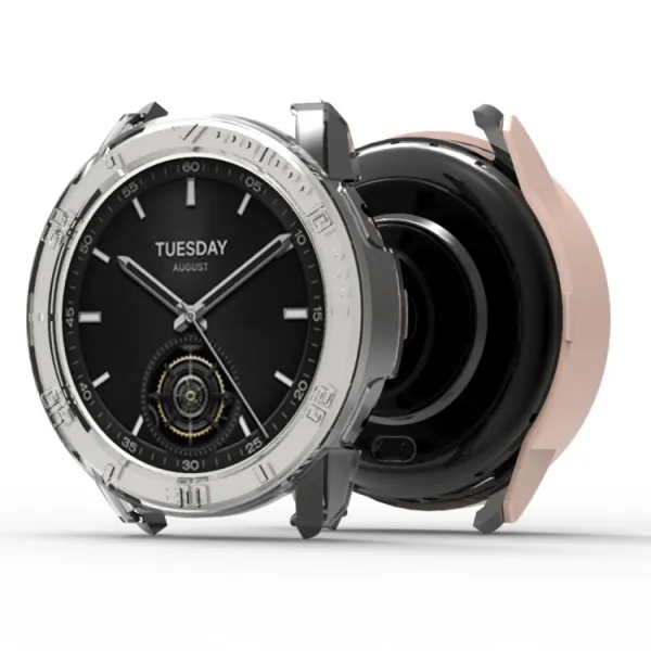 PC HALF COVER Plastový kryt Xiaomi Watch S3 béžový