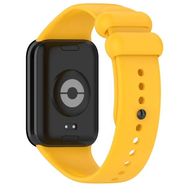 BUTTERFLY Silikónový remienok pre Xiaomi Smart Band 8 Pro žltý