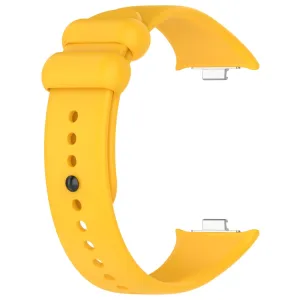 BUTTERFLY Silikónový remienok pre Xiaomi Smart Band 8 Pro žltý