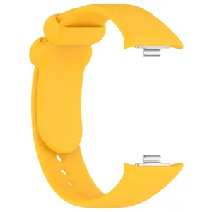 BUTTERFLY Silikónový remienok pre Xiaomi Smart Band 8 Pro žltý