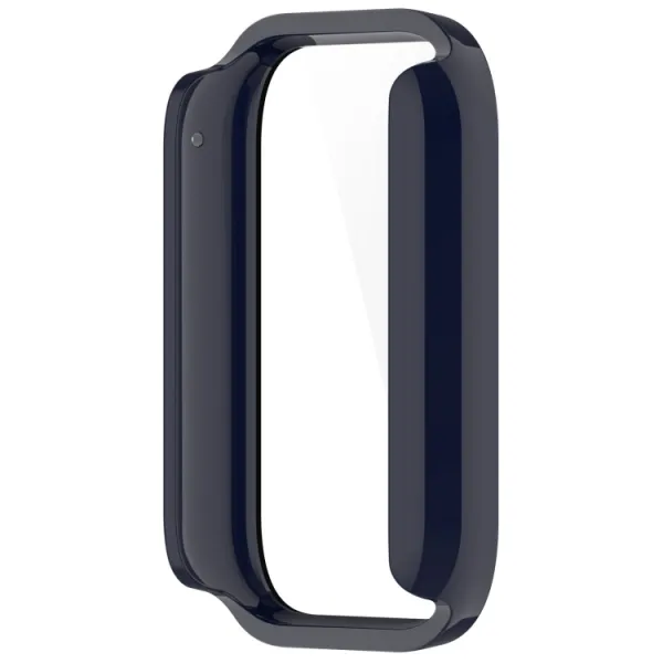 PC FULL COVER Plastový kryt so sklom pre Xiaomi Smart Band 8 Pro modrý