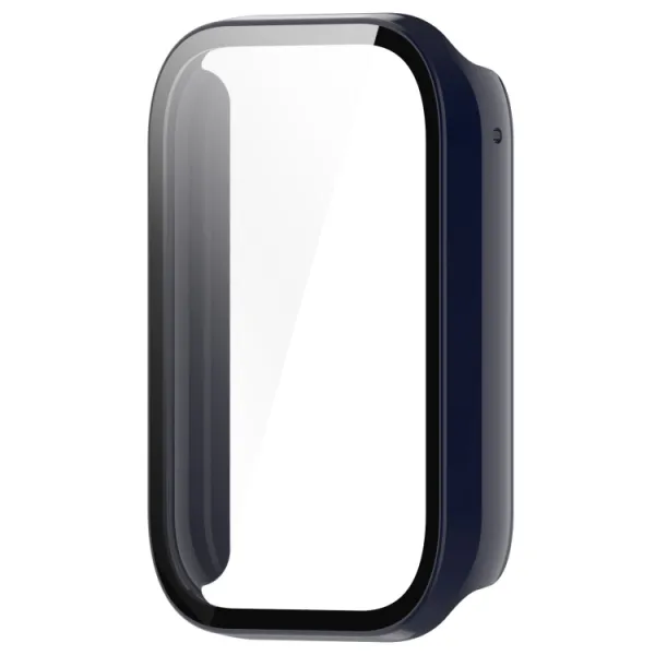PC FULL COVER Plastový kryt so sklom pre Xiaomi Smart Band 8 Pro modrý