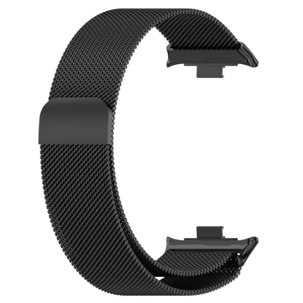 MILANESE Kovový remienok pre Xiaomi Smart Band 8 Pro / Smart Band 9 Pro / Redmi Watch 5 čierny