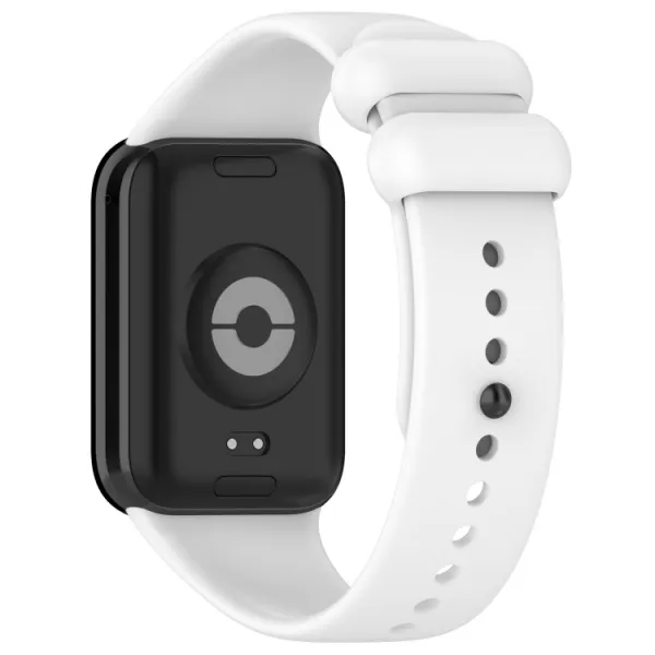 BUTTERFLY Silikónový remienok pre Xiaomi Smart Band 8 Pro biely