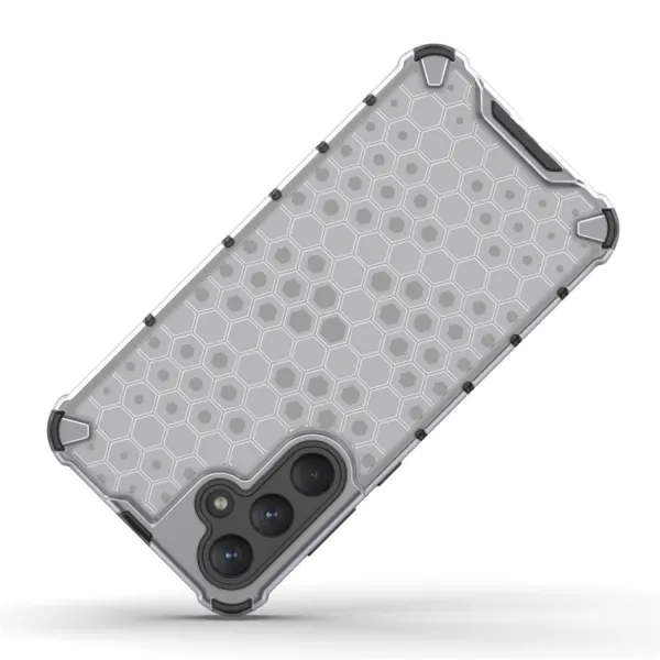 HONEYCOMB Ochranný kryt Samsung Galaxy A55 5G biely