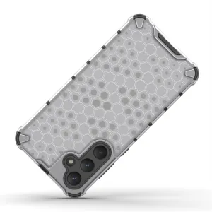 HONEYCOMB Ochranný kryt Samsung Galaxy A55 5G biely