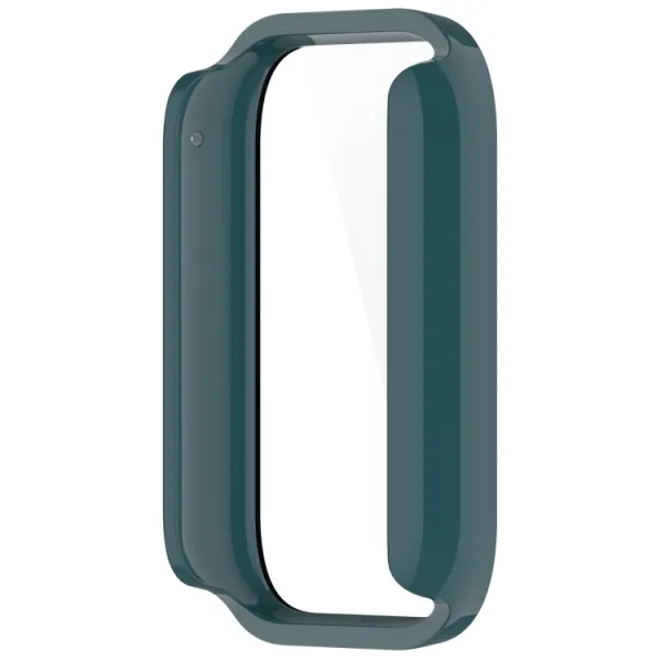 PC FULL COVER Plastový kryt so sklom pre Xiaomi Smart Band 8 Pro zelený