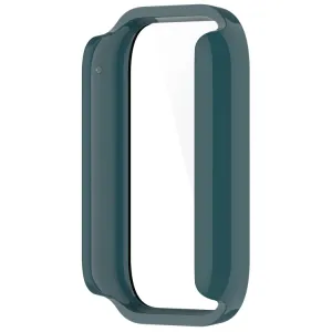 PC FULL COVER Plastový kryt so sklom pre Xiaomi Smart Band 8 Pro zelený